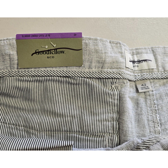 Goodfellow & Co. Linden Shorts Men's 42 Flat Front Hits at Knee 10" Inseam NWT - Picture 5 of 16
